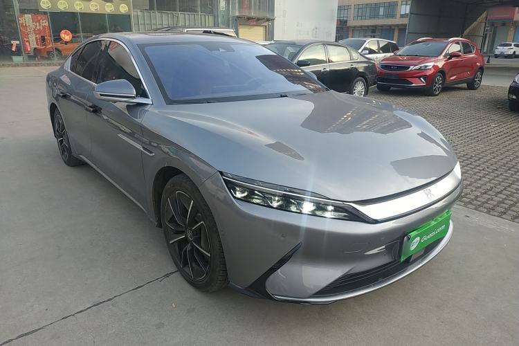 Used BYD Han 2020 EV Four-Wheel Drive High-Performance Flagship Model Front Right 45 Deg