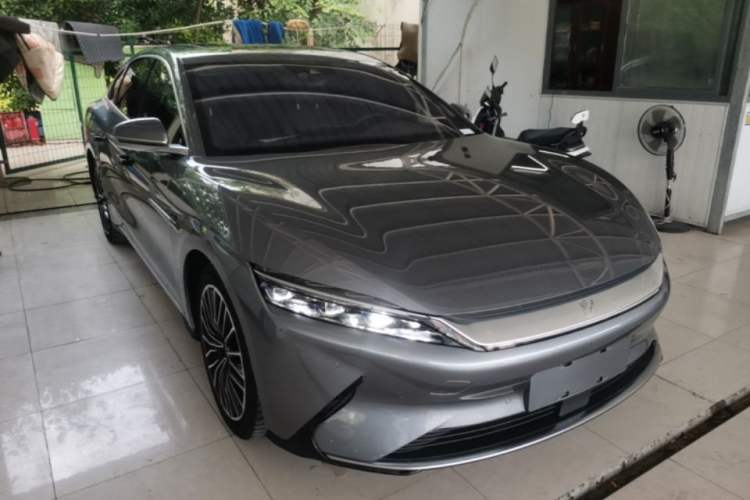 Used BYD Han 2020 EV Long-Range Luxury Model Front Right 45 Deg
