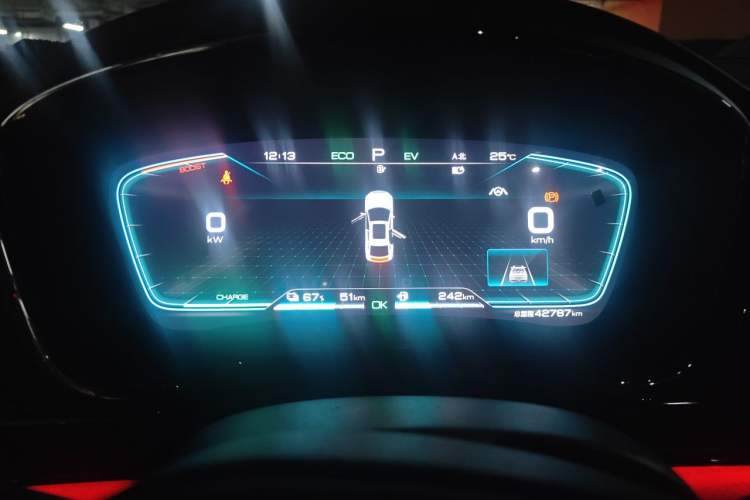 Used BYD Han 2020 DM Four-Wheel Drive Performance Edition Prestige Model Instrument Cluster