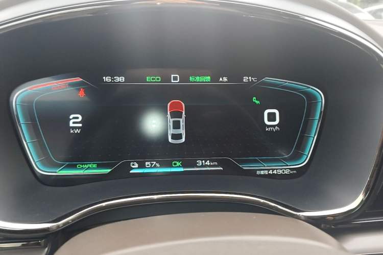 Used BYD Han 2020 EV Four-Wheel Drive High-Performance Flagship Model Instrument Cluster