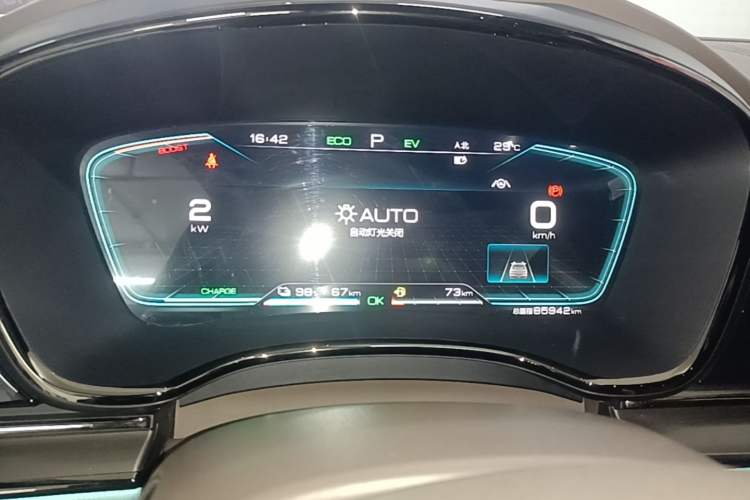 Used BYD Han 2020 DM Four-Wheel Drive Performance Edition Luxury Model Instrument Cluster