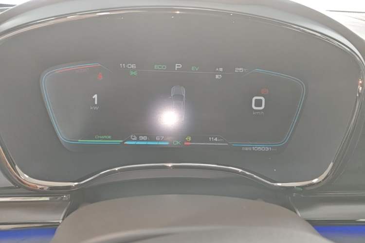 Used BYD Han 2020 DM Four-Wheel Drive Performance Edition Prestige Model Instrument Cluster