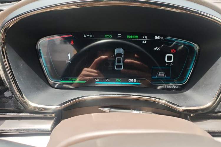 Used BYD Han 2020 EV Long-Range Luxury Model Instrument Cluster