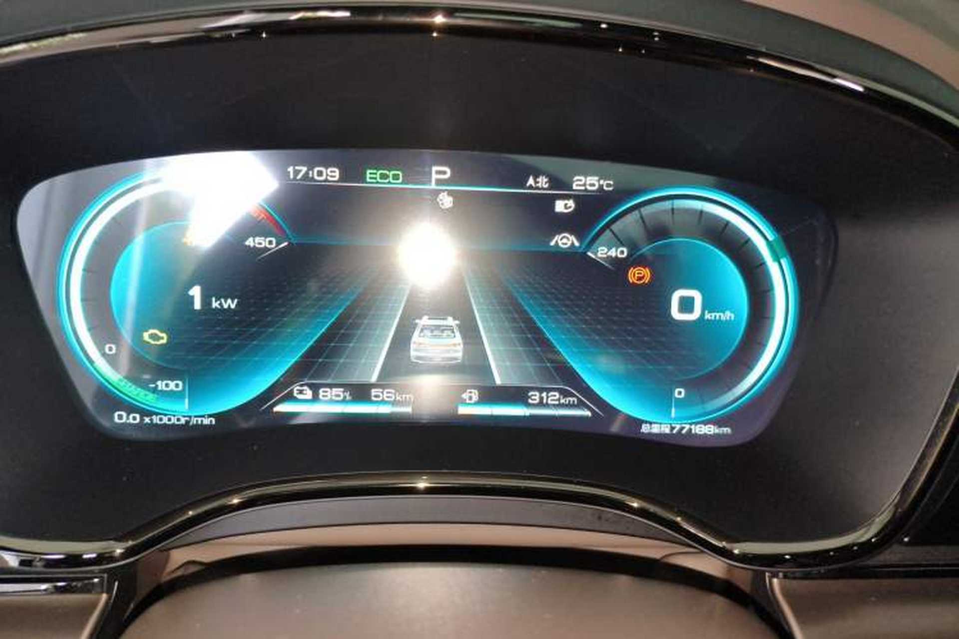 Used BYD Han 2020 DM Four-Wheel Drive Performance Edition Luxury Model Instrument Cluster
