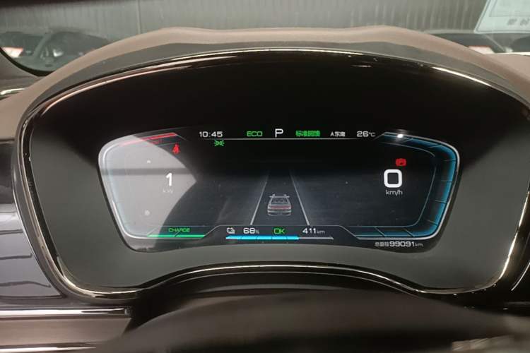 Used BYD Han 2020 EV Long-Range Luxury Model Instrument Cluster