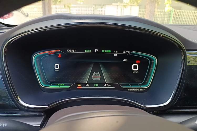 Used BYD Han 2020 EV Long-Range Luxury Model Instrument Cluster