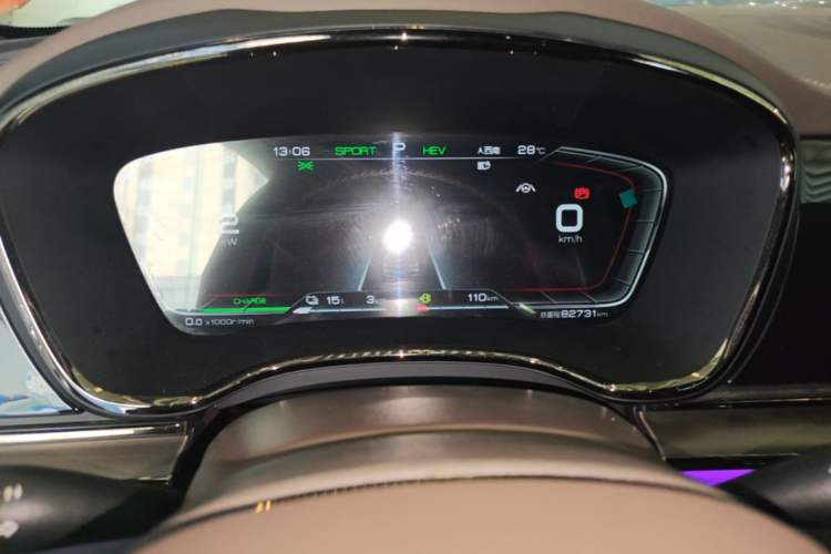 Used BYD Han 2020 DM Four-Wheel Drive Performance Edition Prestige Model Instrument Cluster