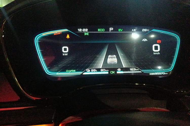 Used BYD Han 2020 DM Four-Wheel Drive Performance Edition Prestige Model Instrument Cluster