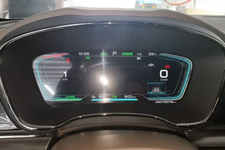 Used BYD Han 2020 EV Long-Range Luxury Model Instrument Cluster