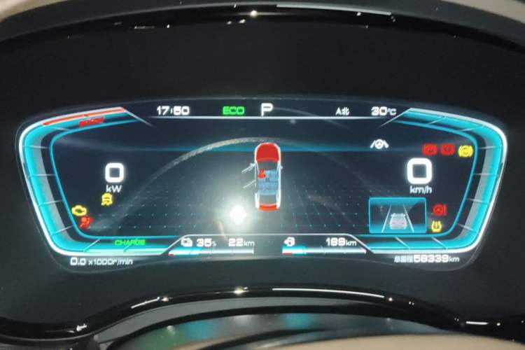 Used BYD Han 2020 DM Four-Wheel Drive Performance Edition Luxury Model Instrument Cluster