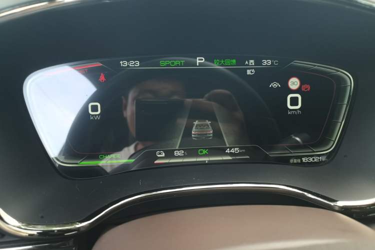 Used BYD Han 2020 EV Long-Range Luxury Model Instrument Cluster