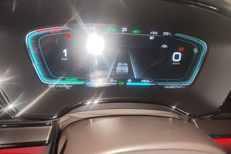 Used BYD Han 2020 DM Four-Wheel Drive Performance Edition Prestige Model Instrument Cluster