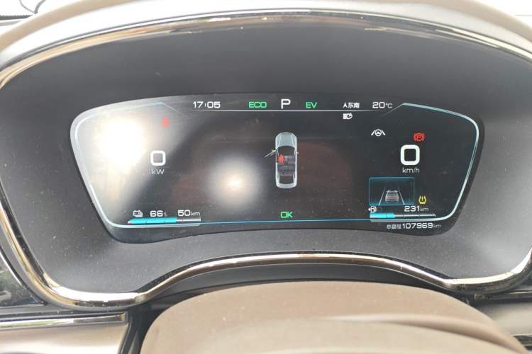Used BYD Han 2020 DM Four-Wheel Drive Performance Edition Luxury Model Instrument Cluster