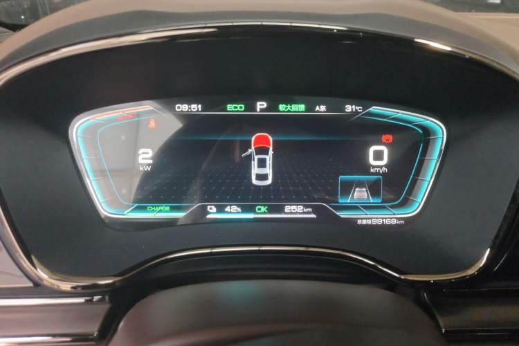 Used BYD Han 2020 EV Long-Range Luxury Model Instrument Cluster