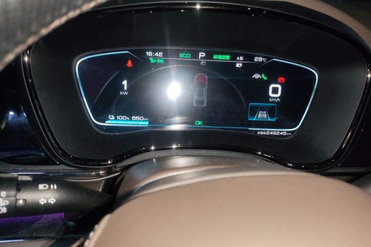 Used BYD Han 2020 EV Four-Wheel Drive High-Performance Flagship Model Instrument Cluster