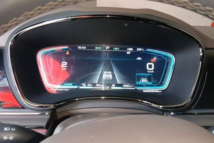 Used BYD Han 2020 DM Four-Wheel Drive Performance Edition Luxury Model Instrument Cluster