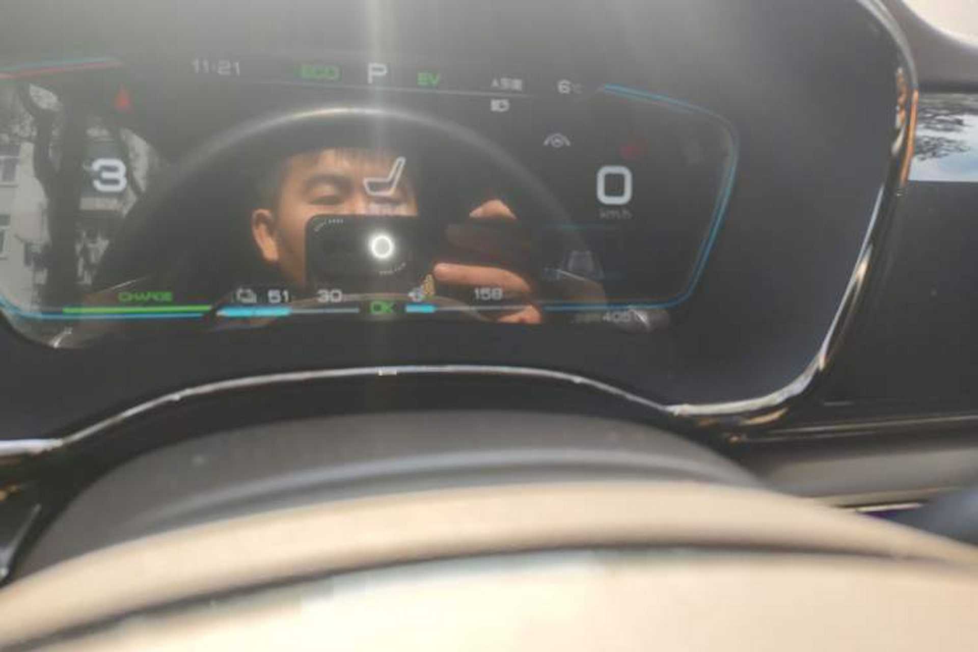 Used BYD Han 2020 DM Four-Wheel Drive Performance Edition Prestige Model Odometer Close Up