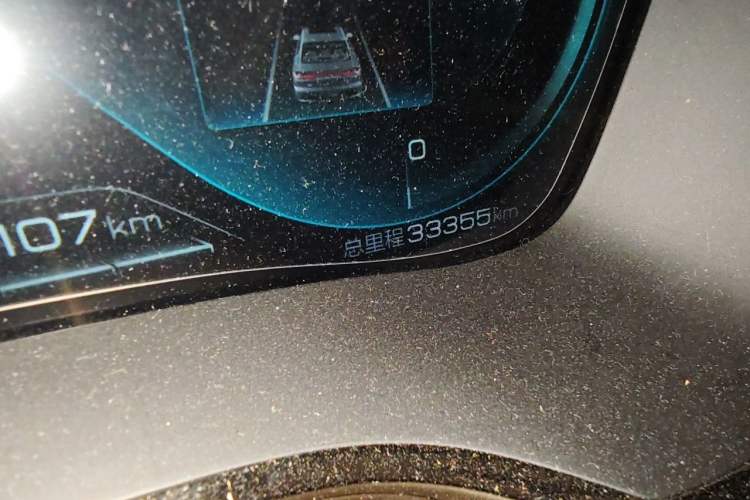 Used BYD Han 2020 DM Four-Wheel Drive Performance Edition Luxury Model Odometer Close Up