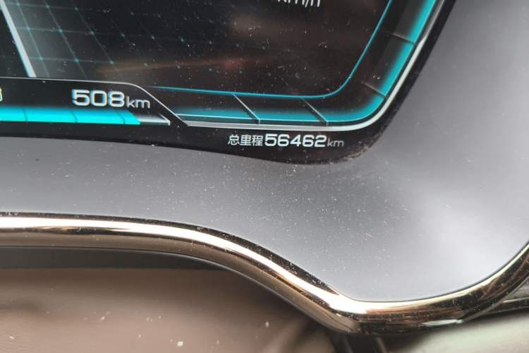 Used BYD Han 2020 DM Four-Wheel Drive Performance Edition Prestige Model Odometer Close Up