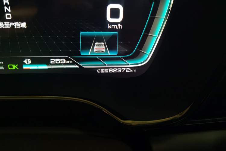 Used BYD Han 2020 DM Four-Wheel Drive Performance Edition Prestige Model Odometer Close Up