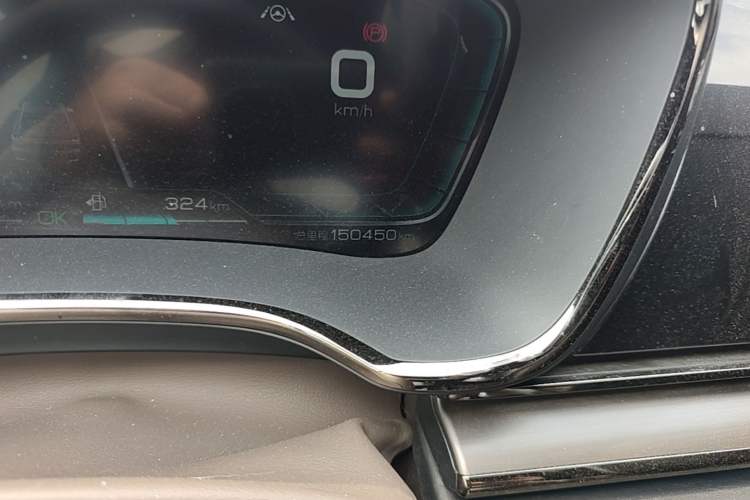 Used BYD Han 2020 DM Four-Wheel Drive Performance Edition Prestige Model Odometer Close Up