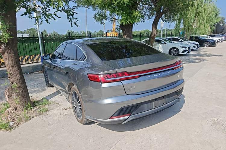 Used BYD Han 2020 EV Long-Range Luxury Model Rear Left 45 Deg