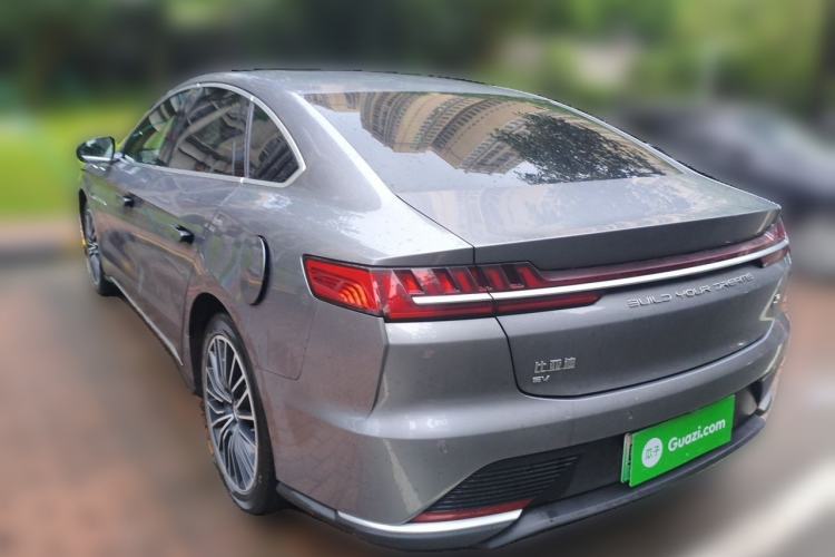 Used BYD Han 2020 EV Long-Range Luxury Model Rear Left 45 Deg