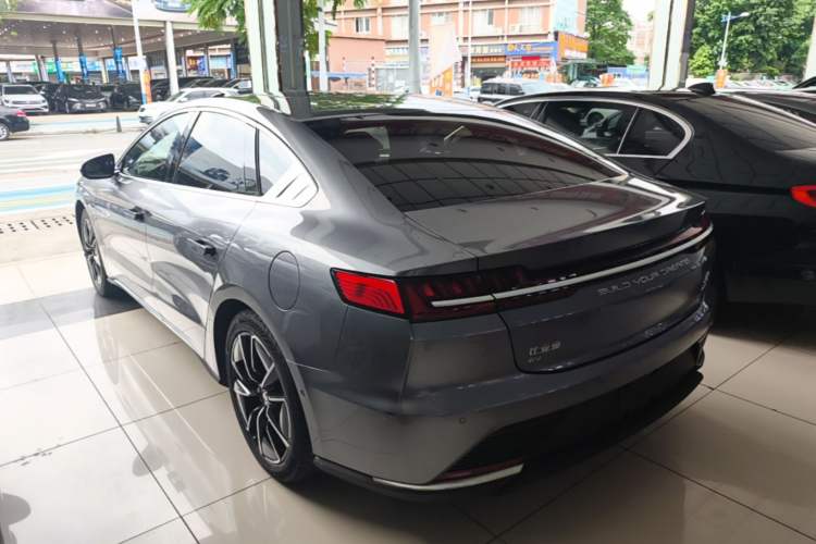 Used BYD Han 2020 EV Four-Wheel Drive High-Performance Flagship Model Rear Left 45 Deg