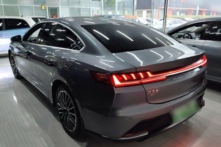 Used BYD Han 2020 EV Long-Range Luxury Model Rear Left 45 Deg