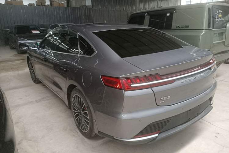 Used BYD Han 2020 EV Long-Range Luxury Model Rear Left 45 Deg