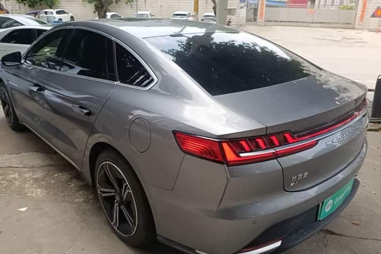 Used BYD Han 2020 EV Long-Range Luxury Model Rear Left 45 Deg