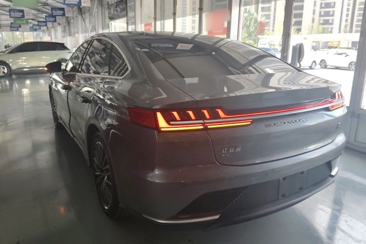 Used BYD Han 2020 EV Long-Range Luxury Model Rear Left 45 Deg