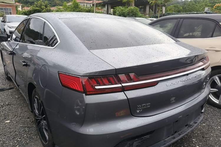 Used BYD Han 2020 EV Long-Range Luxury Model Rear Left 45 Deg