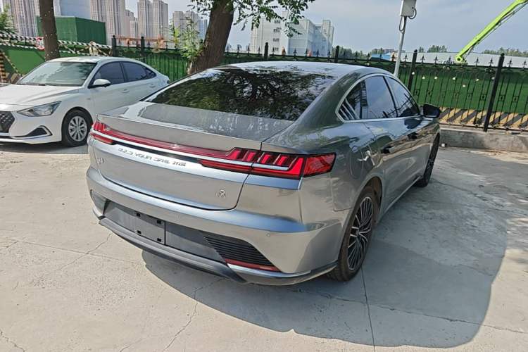 Used BYD Han 2020 EV Long-Range Luxury Model Rear Right 45 Deg
