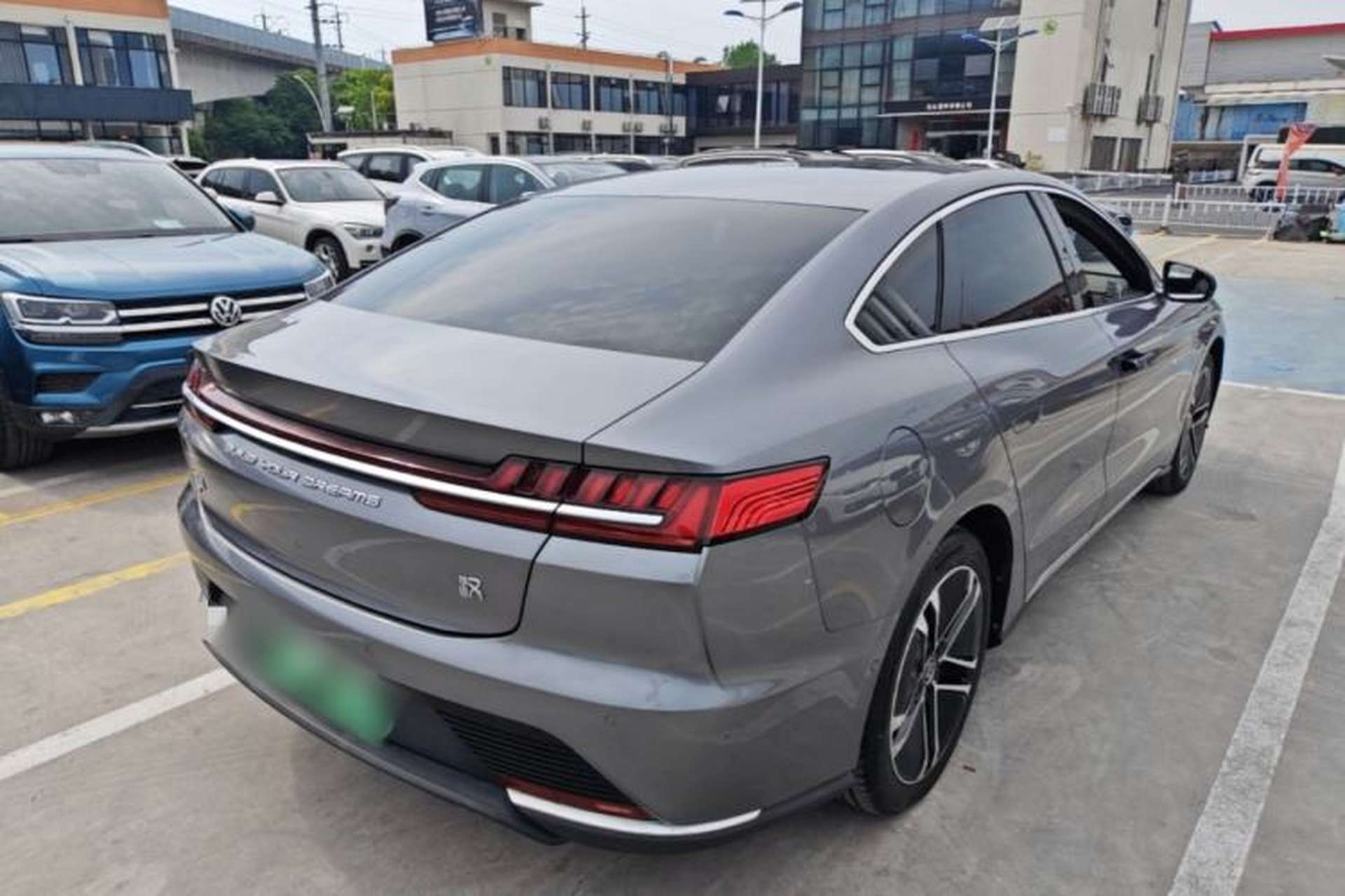 Used BYD Han 2020 EV Long-Range Luxury Model Rear Right 45 Deg