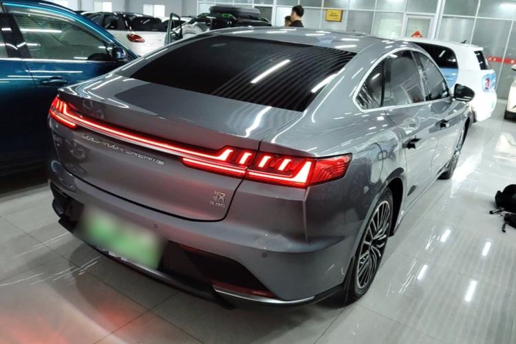 Used BYD Han 2020 EV Long-Range Luxury Model Rear Right 45 Deg