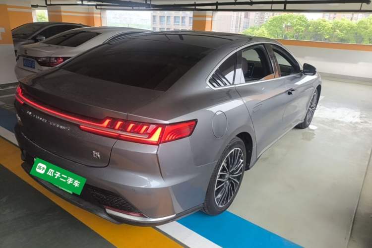 Used BYD Han 2020 EV Long-Range Luxury Model Rear Right 45 Deg