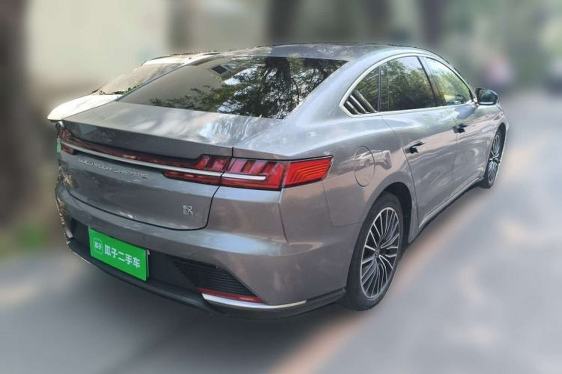Used BYD Han 2020 EV Long-Range Luxury Model Rear Right 45 Deg