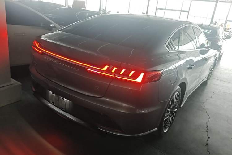 Used BYD Han 2020 EV Long-Range Luxury Model Rear Right 45 Deg