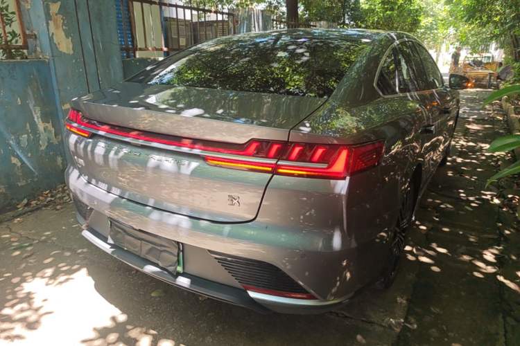 Used BYD Han 2020 EV Long-Range Luxury Model Rear Right 45 Deg