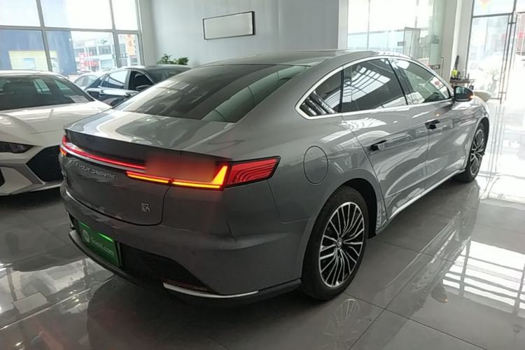 Used BYD Han 2020 EV Long-Range Luxury Model Rear Right 45 Deg