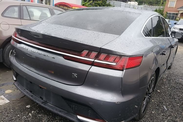 Used BYD Han 2020 EV Long-Range Luxury Model Rear Right 45 Deg