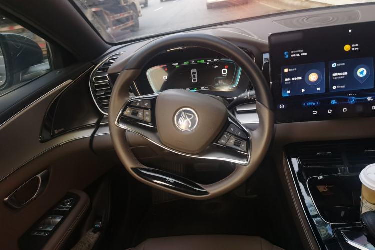 Used BYD Han 2020 EV Long-Range Luxury Model Steering Wheel