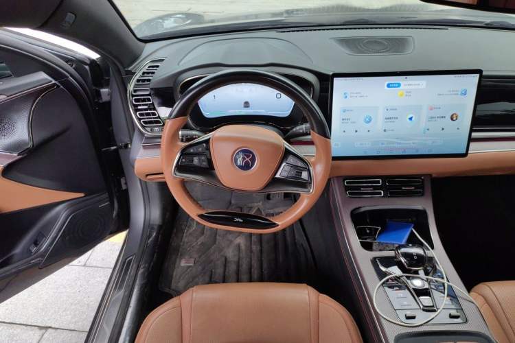 Used BYD Han 2020 EV Four-Wheel Drive High-Performance Flagship Model Steering Wheel