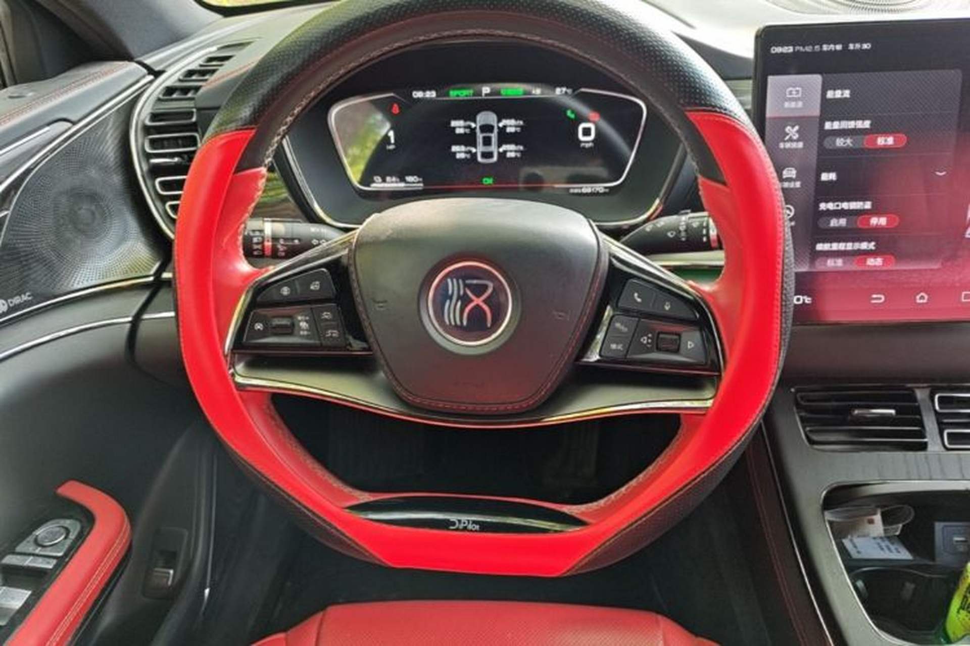 Used BYD Han 2020 EV Four-Wheel Drive High-Performance Flagship Model Steering Wheel