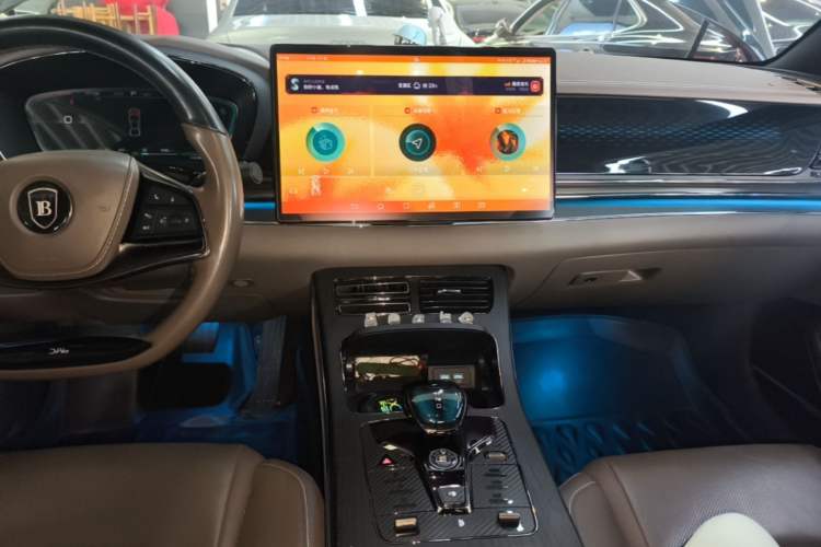 Used BYD Han 2020 DM Four-Wheel Drive Performance Edition Prestige Model Audio And AC Panel