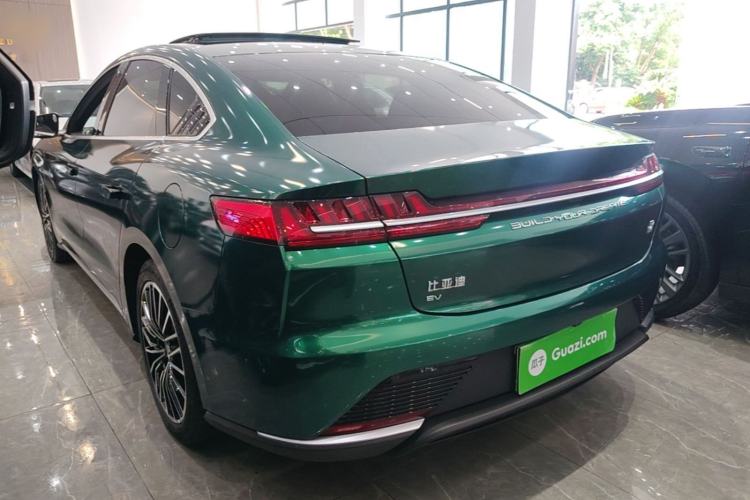 Used BYD Han 2020 EV Long-Range Luxury Model Rear Left 45 Deg