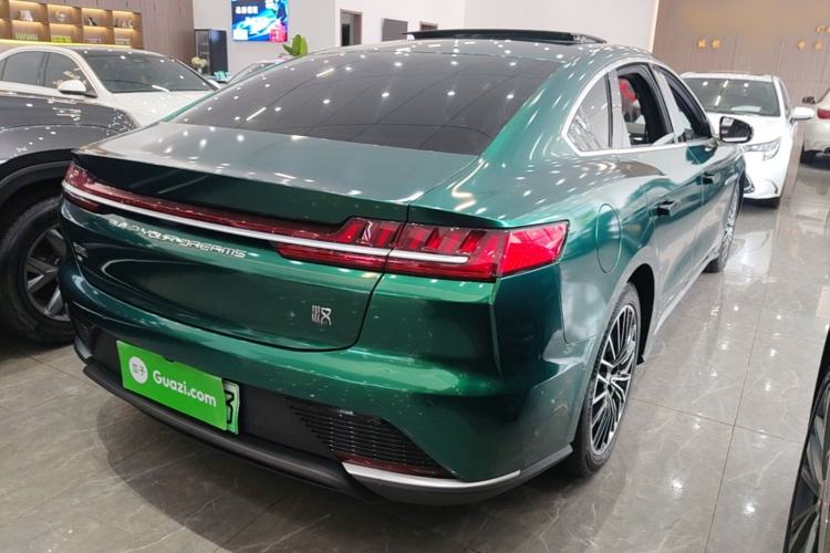 Used BYD Han 2020 EV Long-Range Luxury Model Rear Right 45 Deg