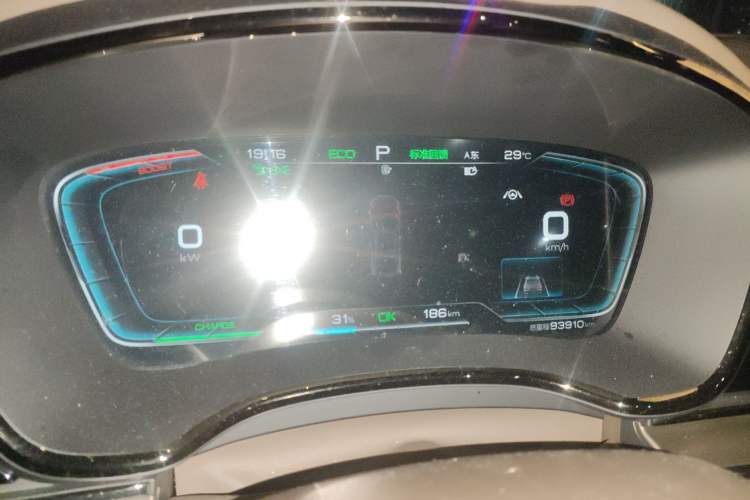 Used BYD Han 2020 EV Long-Range Luxury Model Instrument Cluster