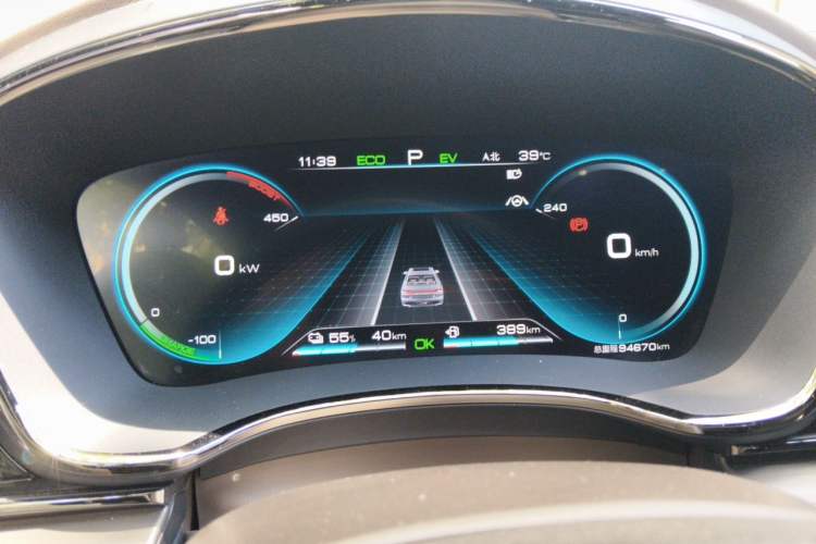 Used BYD Han 2020 DM Four-Wheel Drive Performance Edition Prestige Model Instrument Cluster